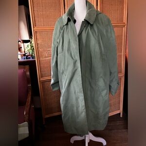 Appleseed’s Women’s Green Trench Coat